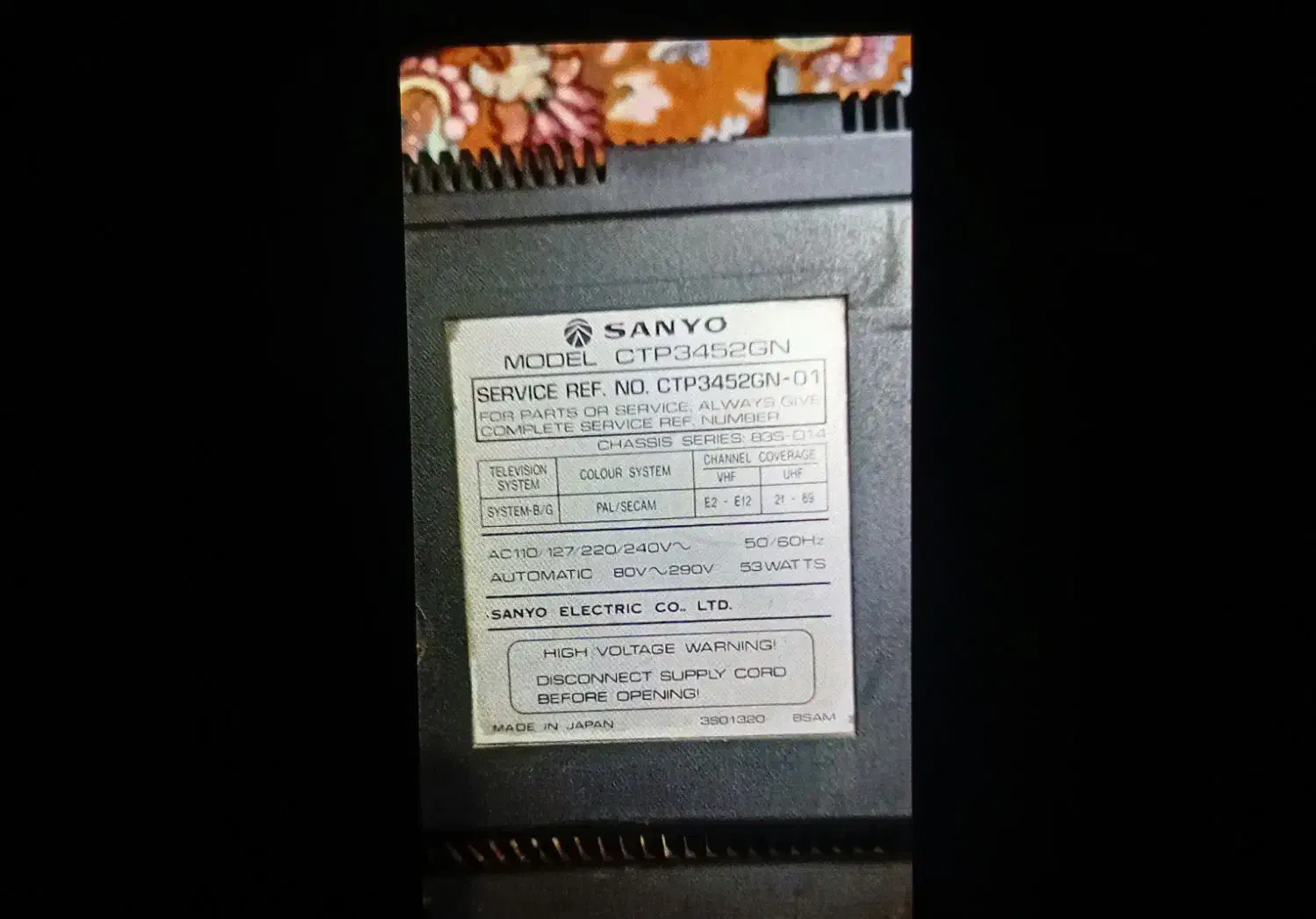 تلویزیون دکوری کلکسیونی|کلکسیون اشیاء عتیقه|رشت, پاره بیجار|دیوار