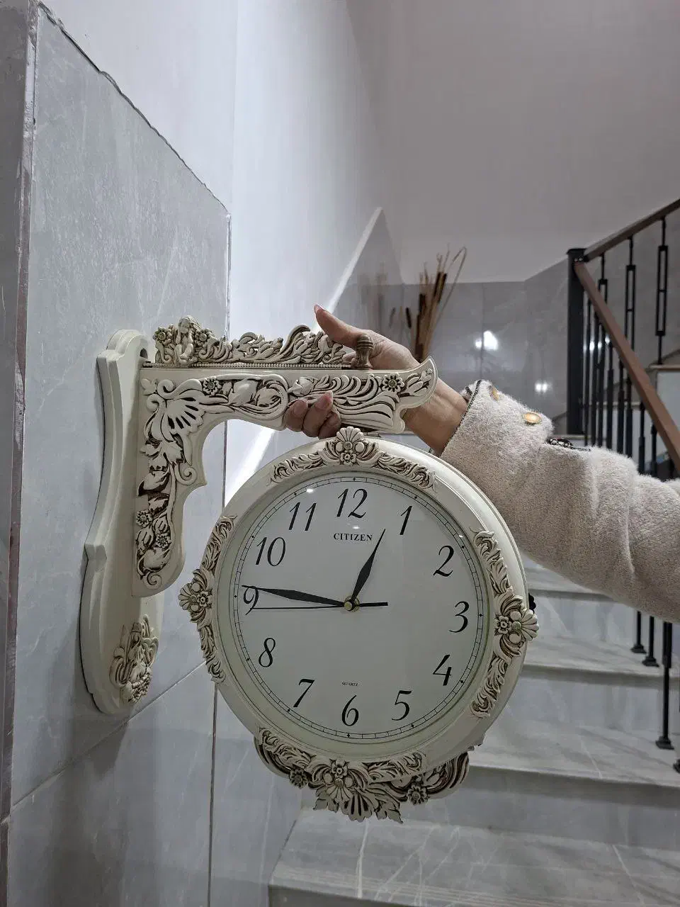 ساعت دیواری دو طرف ساعت|ساعت دیواری و تزئینی|مریوان, |دیوار