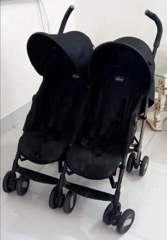 کالسکه دوقلو چیکو(اصلی)|کالسکه و لوازم جانبی|مشهد, حجت|دیوار