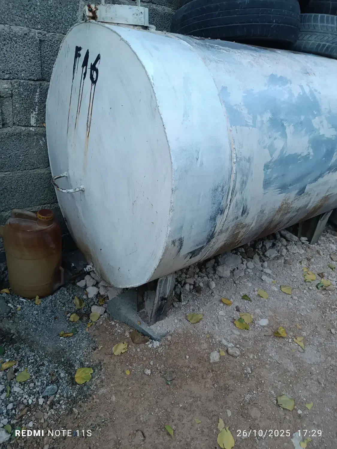 تانکر در حد نو 1100لیتر ورق بسیار محکم|ابزارآلات|سلماس, |دیوار