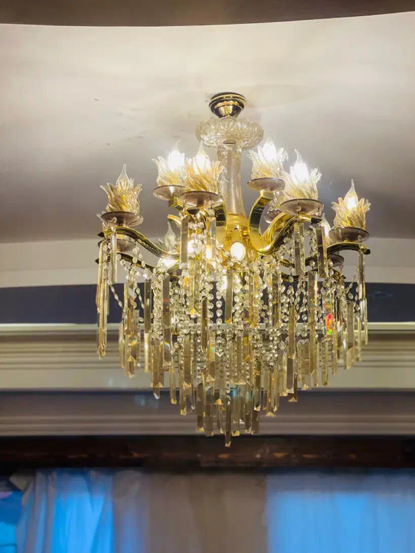 لوستر حال و پذیرایی|لوستر و چراغ آویز|رشت, دیلمان|دیوار