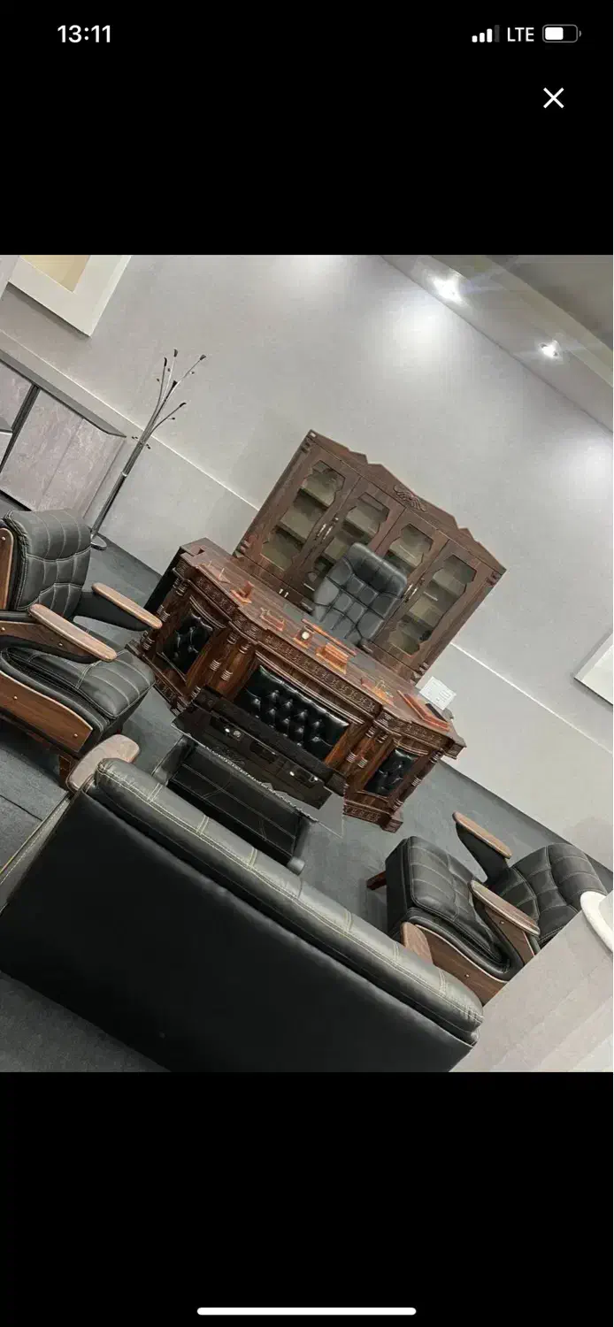 میز مدیریت فانتزی کد۳۰/صندلی مدیریت  کد۳۱|مبلمان اداری|صفادشت, |دیوار