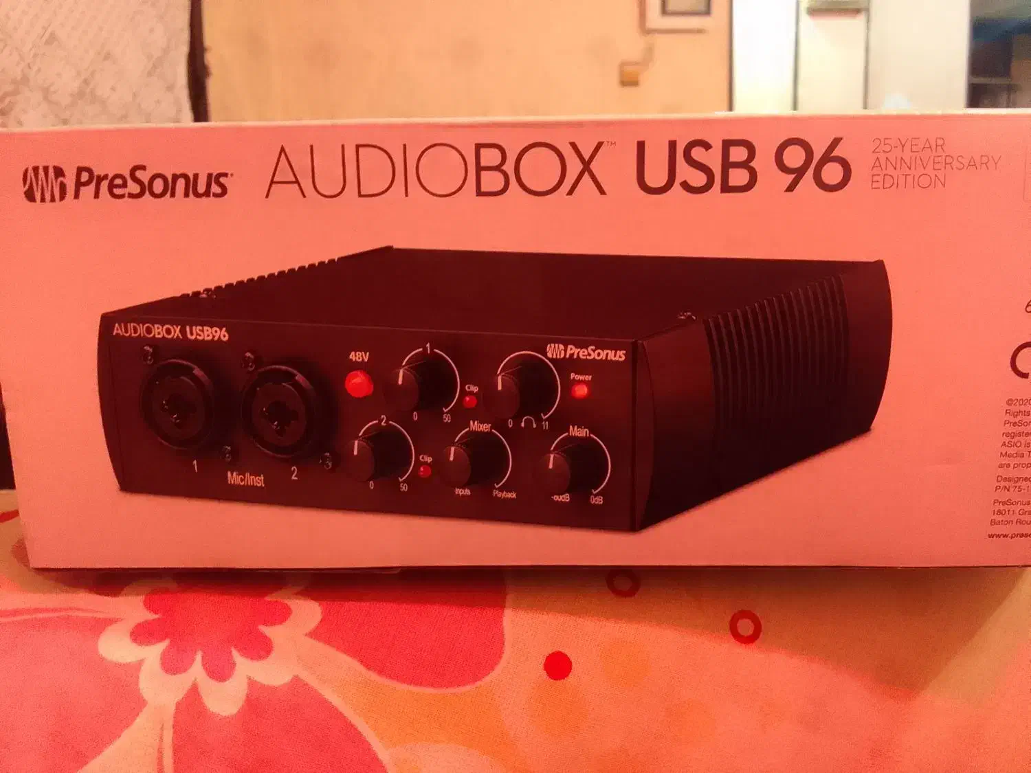 کارت صدا پرسینوس ادیو باکس usb96 پللمپ اکبند|صوتی و تصویری|قائمشهر, |دیوار