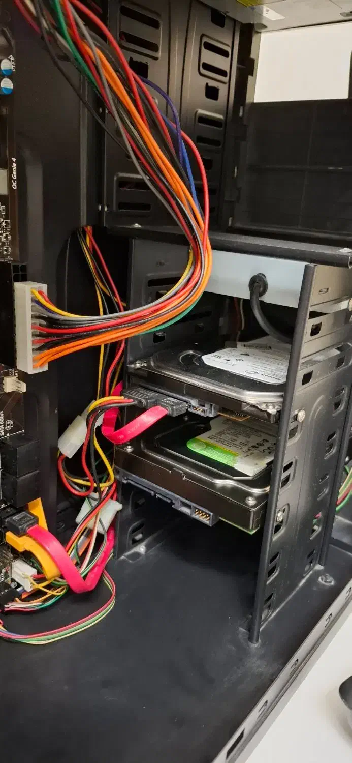 کیس و مانیتور کامل مناسب برای کارهای مدرسه|رایانه رومیزی|تهران, تهرانسر غربی|دیوار