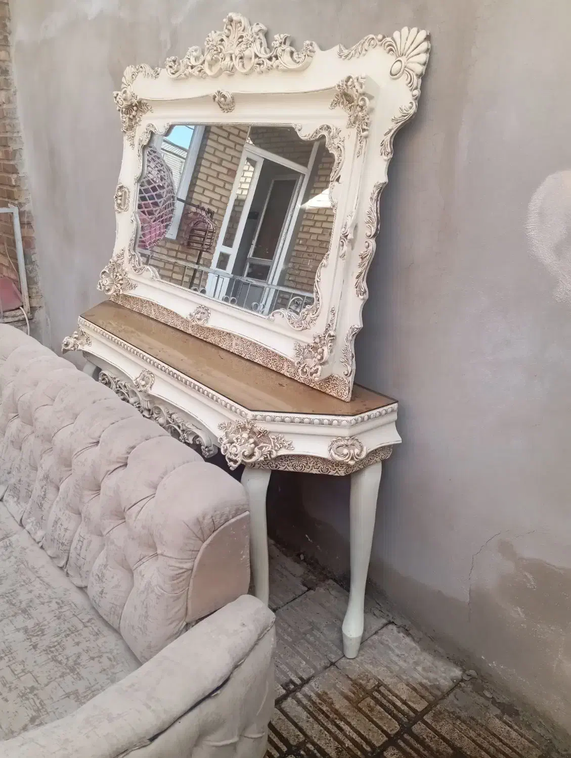 آینه کنسول|بوفه، ویترین، کنسول|خوی, |دیوار