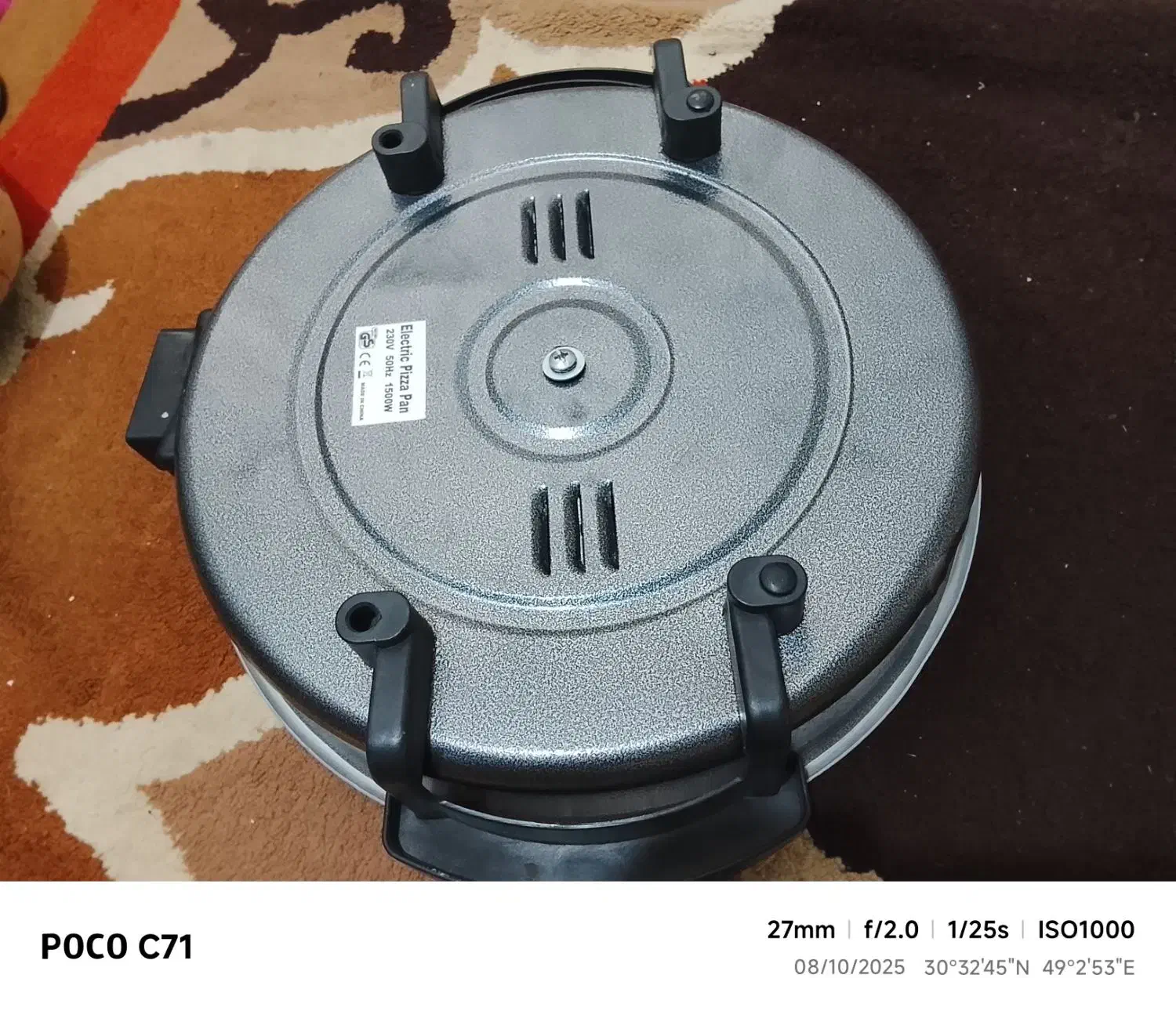 سرخ کن برقی در هد اکبند|اجاق گاز و لوازم برقی پخت‌وپز|بندر ماهشهر, |دیوار