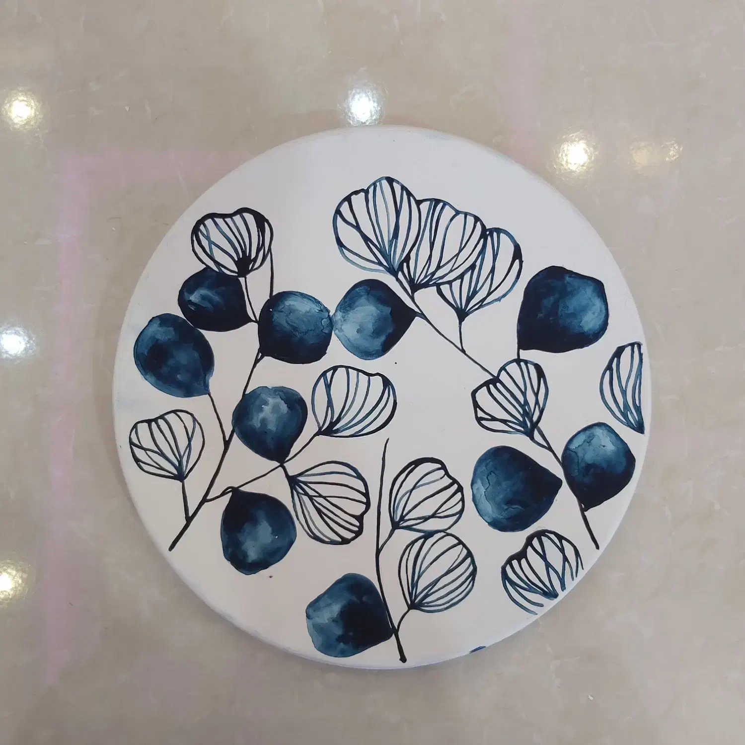 بشقاب نقاشی دیوارکوب|صنایع دستی و سایر لوازم تزئینی|شیراز, نصر|دیوار