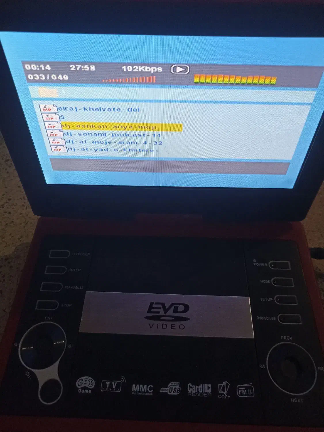 دی وی دی پرتابل 10 ایچی سونی dvd|پخش‌کننده DVD و ویدیو|جهرم, |دیوار