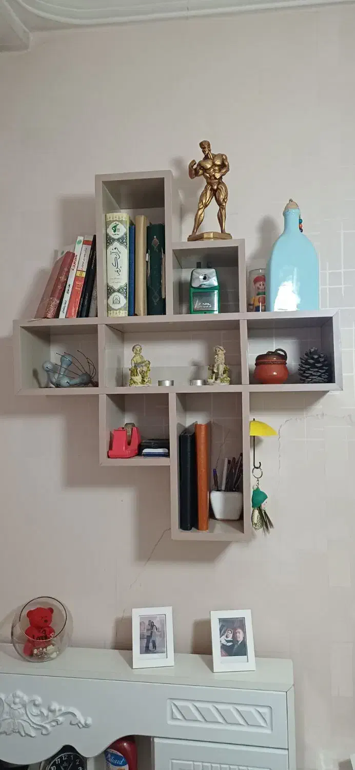 شلف.کتابخانه.قفسه دیواری.ام دی اف|کتابخانه، شلف، قفسه‌های دیواری|تبریز, |دیوار