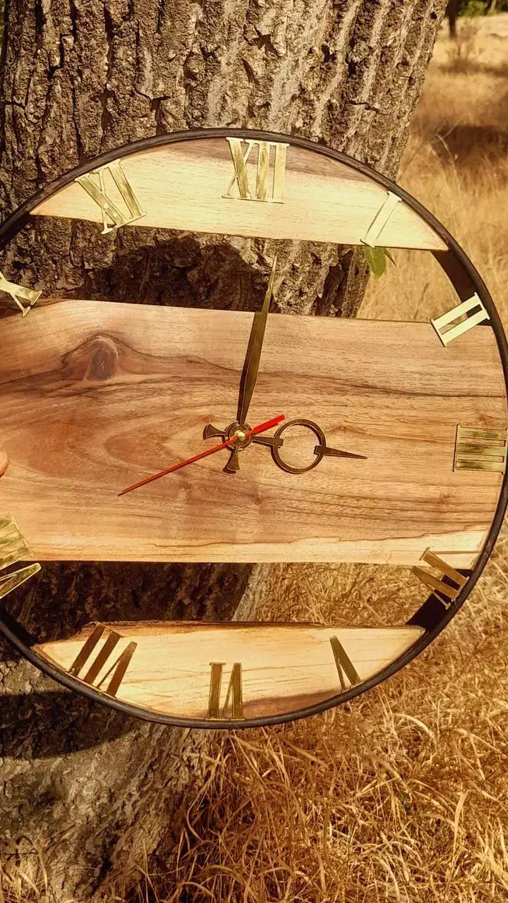 ساعت دیواری های روستیک کمپین روز مادر|ساعت دیواری و تزئینی|مراغه, |دیوار