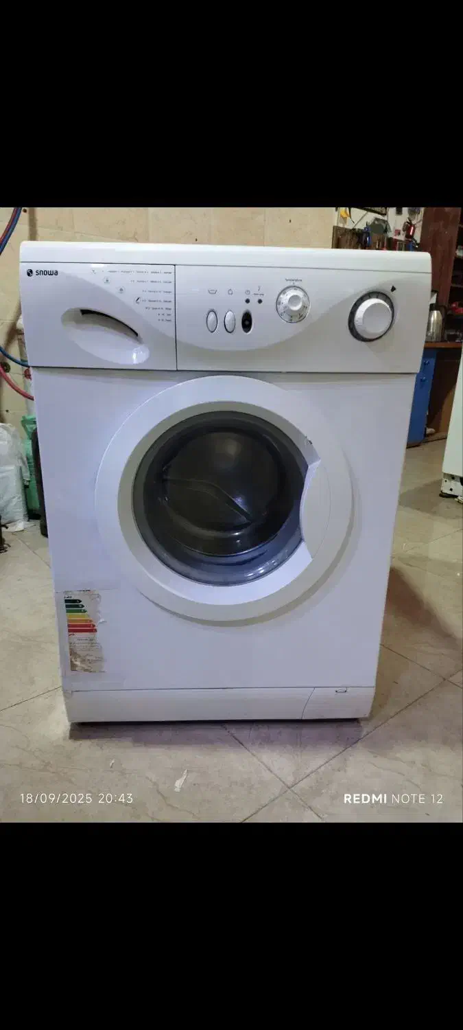 لباسشویی اسنوا ۷کیلو در حد نوع|ماشین لباسشویی و خشککن لباس|خوی, |دیوار