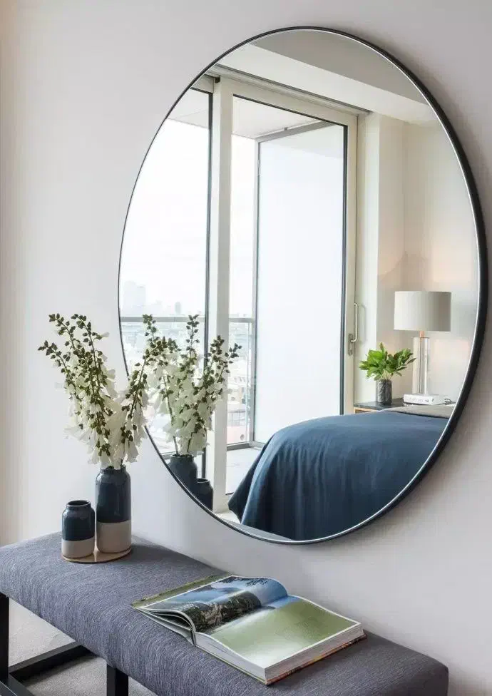 انواع سایز آینه دایره پشت فیتنگی(تولیدی)|آینه|تبریز, |دیوار