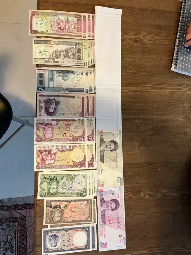 اسکناس های قدیمی|کلکسیون سکه، تمبر، اسکناس|رشت, کاکتوس|دیوار