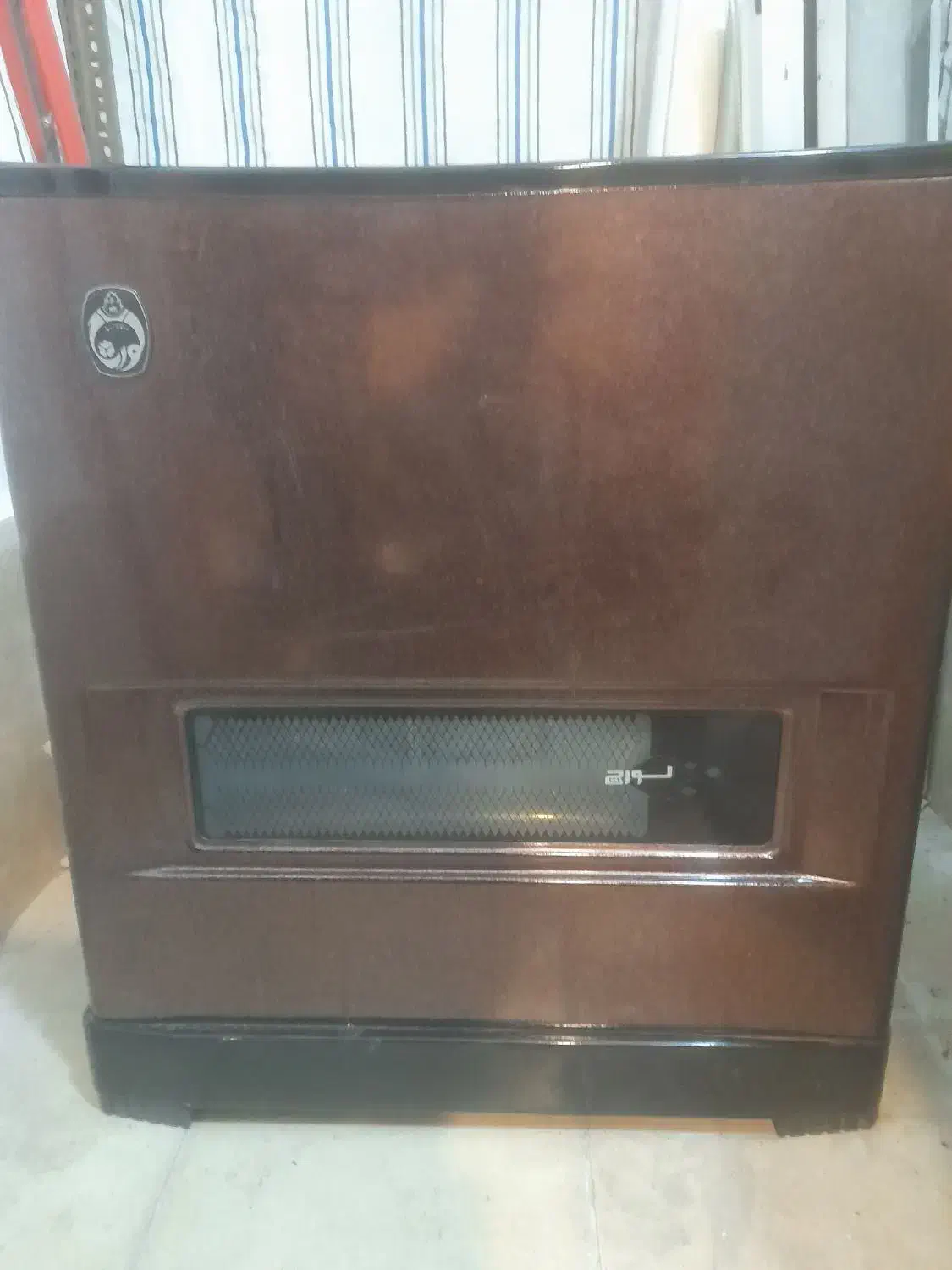 بخاری گازی لورچ رنگ مسی مدل نیلوفر عین نو|بخاری، هیتر، شومینه|قم, قلعه یزدیها|دیوار