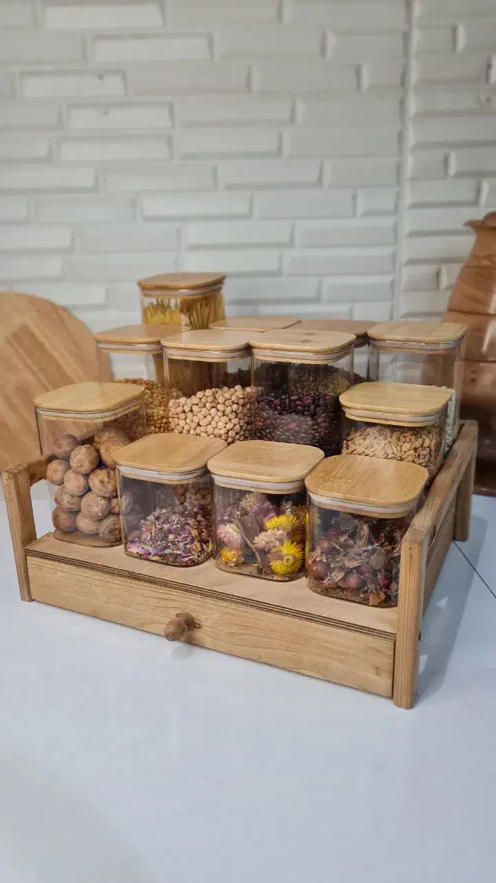 جا ادویه و پاسماوری|آب‌چکان و نظم‌دهنده ظروف|مشهد, الهیه|دیوار