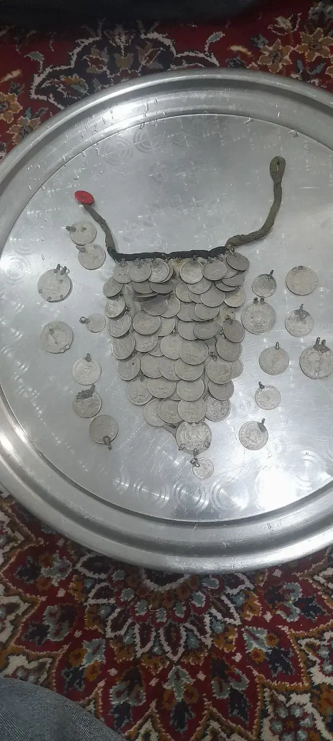 گردنبندکلکسیونی قدیمی|کلکسیون سکه، تمبر، اسکناس|زنجان, |دیوار