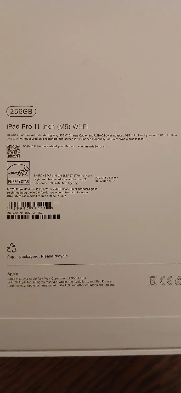 Ipad pro 2025 M5 11 inch wifi 256 GB Black|تبلت|تهران, زرگنده|دیوار