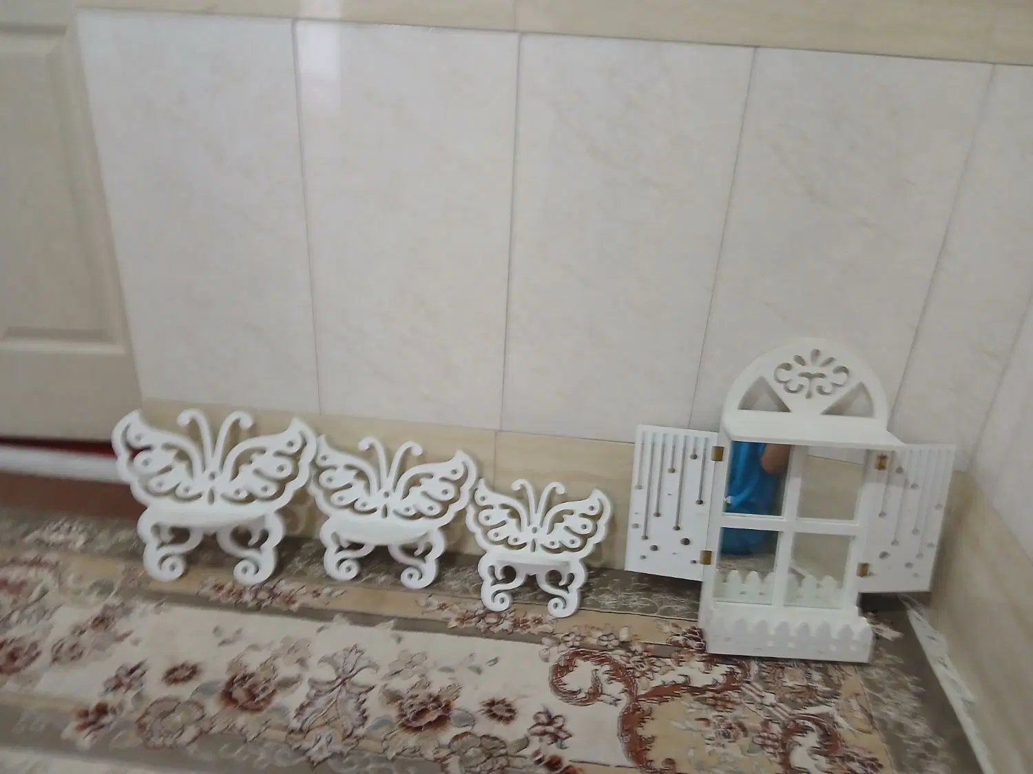 دکوری|آینه|قم, نخودی|دیوار