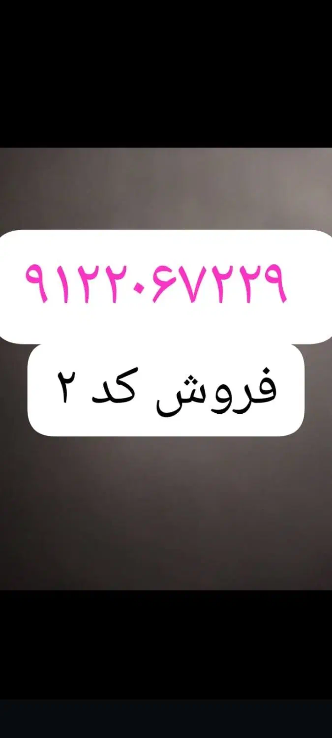 کد دو رند رند|سیمکارت|تهران, شهرک ولیعصر جنوبی|دیوار