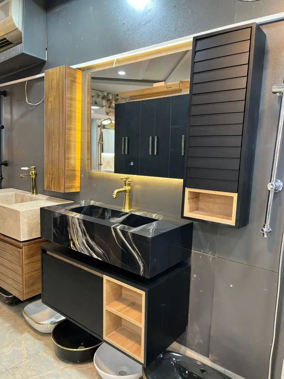 تولیدی کابینت روشویی سرویس بهداشتی|مصالح و تجهیزات ساختمان|کرج, شهرک صدف|دیوار