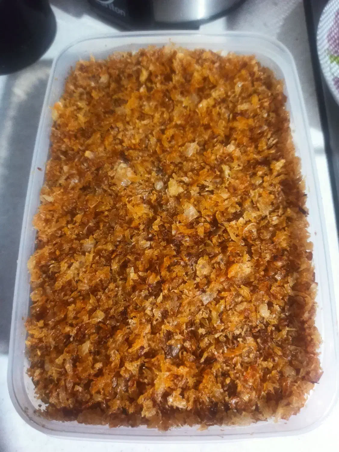 سبزی سرخ شده پیاز سرخ سیر خردشده بادمجان سرخ کبابی|خوردنی و آشامیدنی|تهران, وصفنارد|دیوار