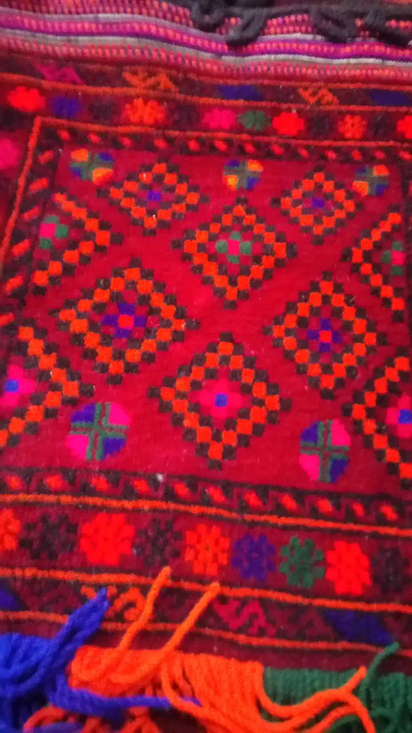 خورجین دست بافت قالیچی|گلیم، جاجیم، گبه|اصفهان, پینارت|دیوار