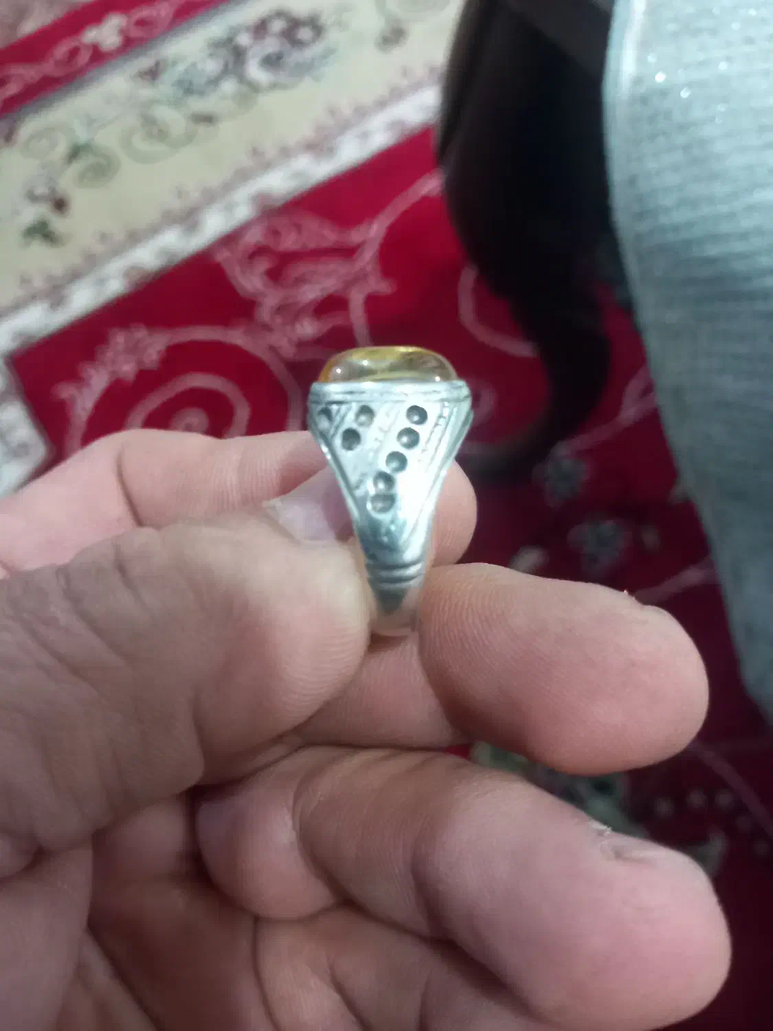 انگشتر نقره شرف الشمس|جواهرات|رامیان, |دیوار