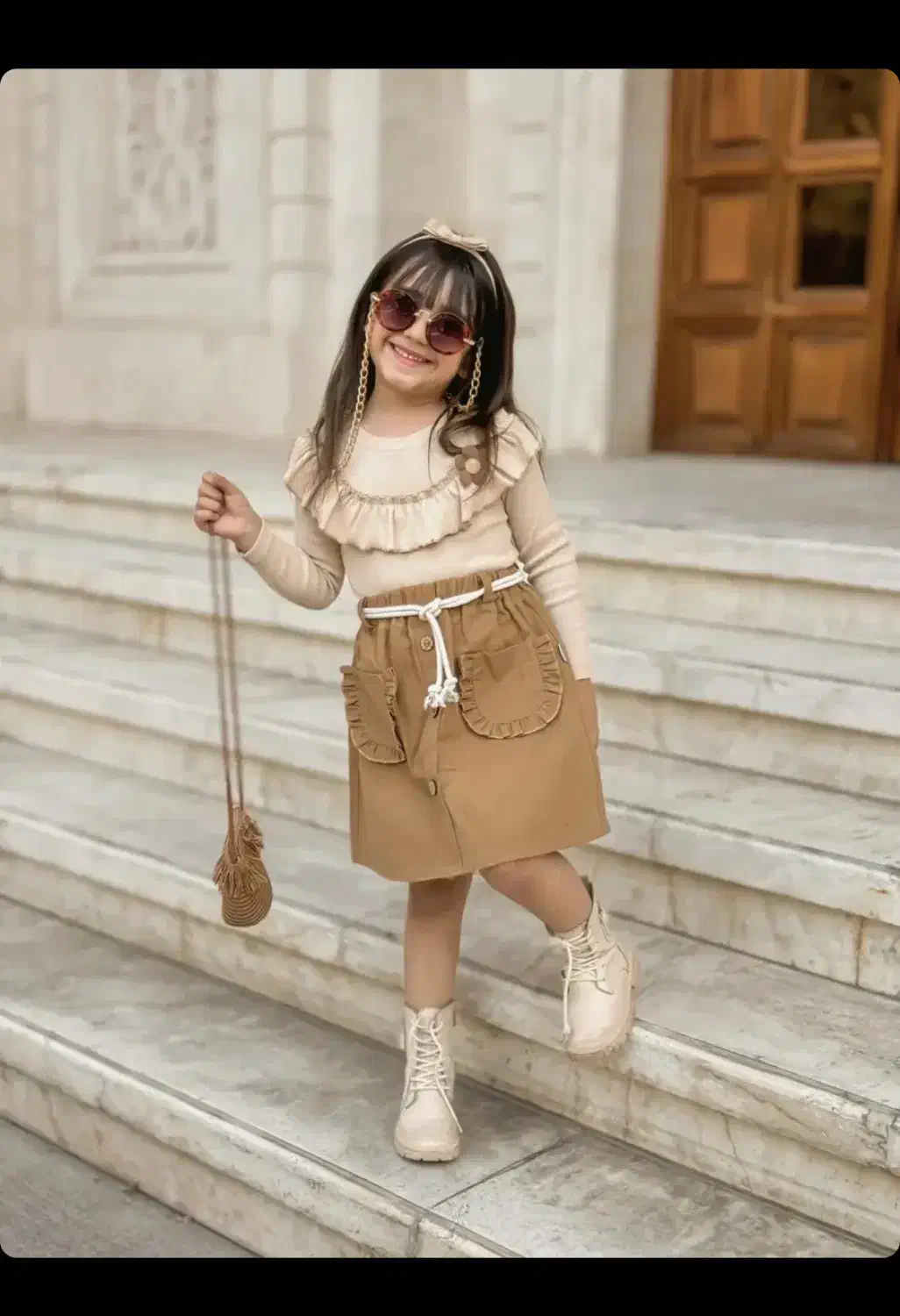 بلوز دامن تک گل|کفش و لباس بچه|یزد, |دیوار