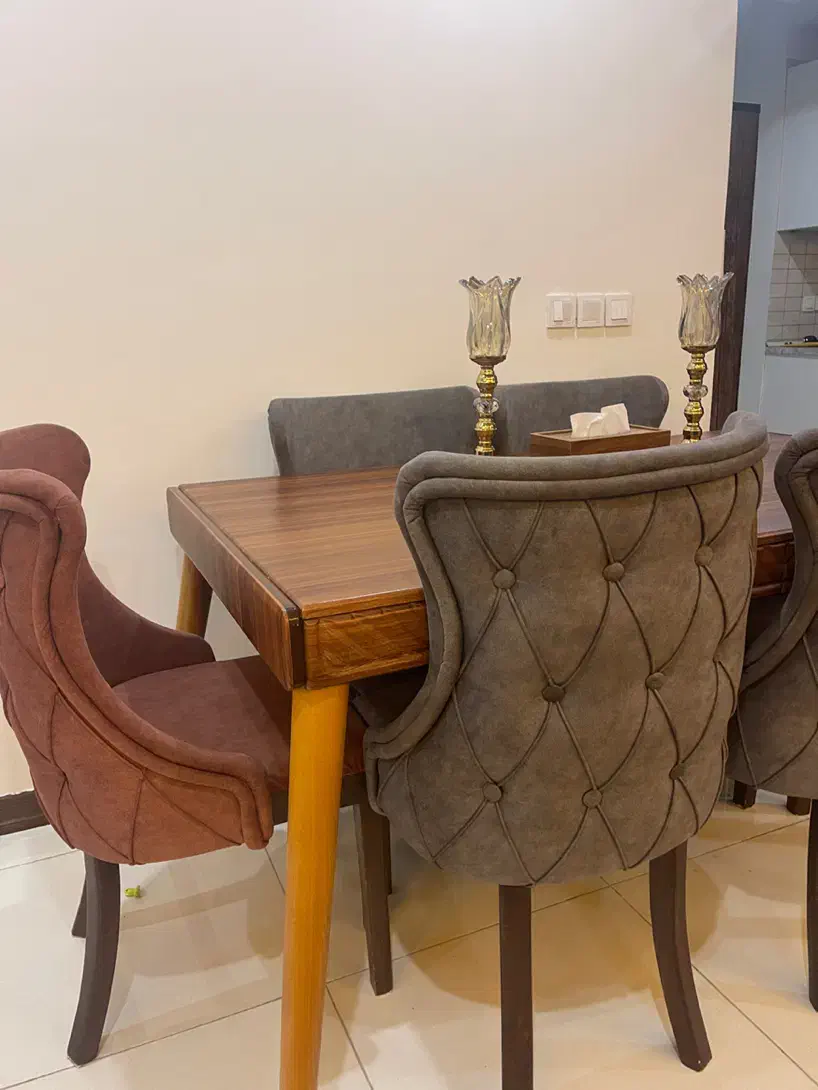 میز غذاخوری ۶نفره|میز و صندلی غذاخوری|ساری, |دیوار