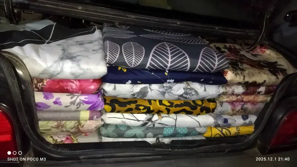 فروش انواع پتو و پارچه|رختخواب، بالش، پتو|آزادشهر, |دیوار