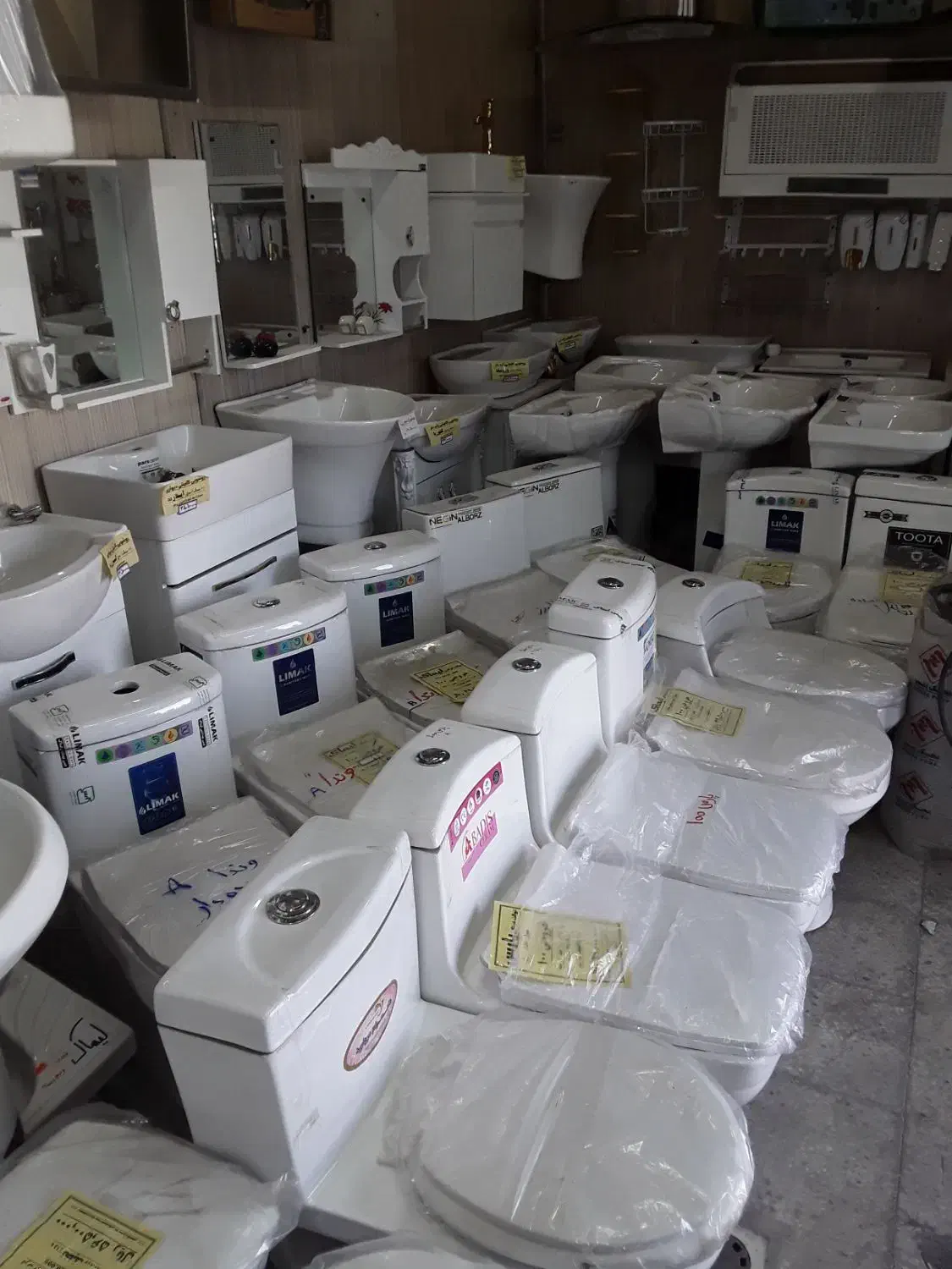 فرنگی خروجی ۱۰۰ (خروجی بزرگ)|لوازم سرویس بهداشتی|شیراز, کوزه گری|دیوار