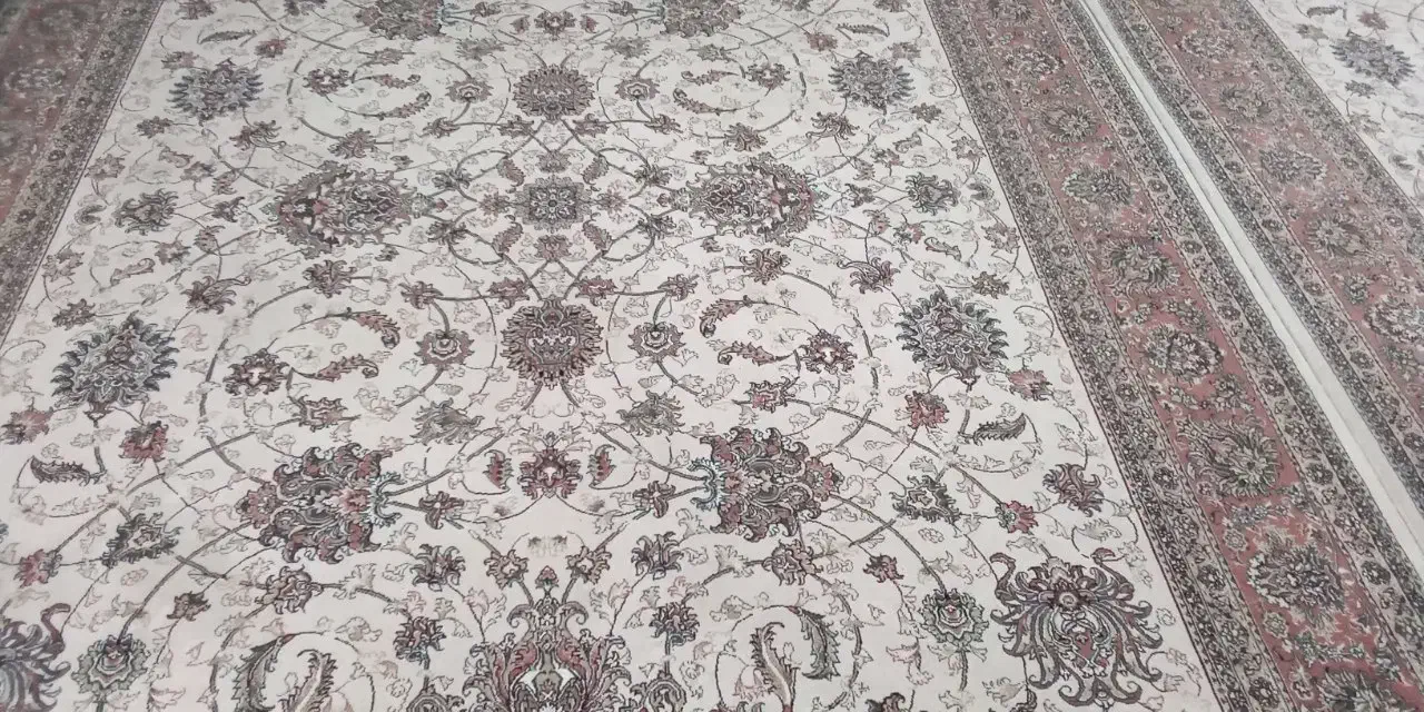 فرش 12 متری افشان کرم رنگ|فرش|تربت‌حیدریه, آبشار|دیوار