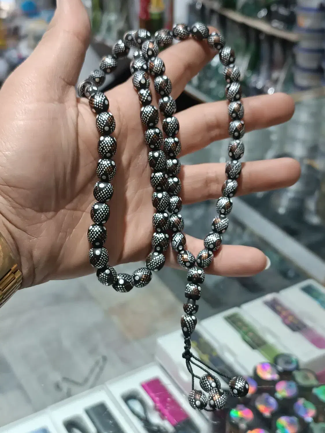 تسبیح کاردست زندان بافت|کلکسیون و سرگرمی|مشهد, امیر المومنین|دیوار