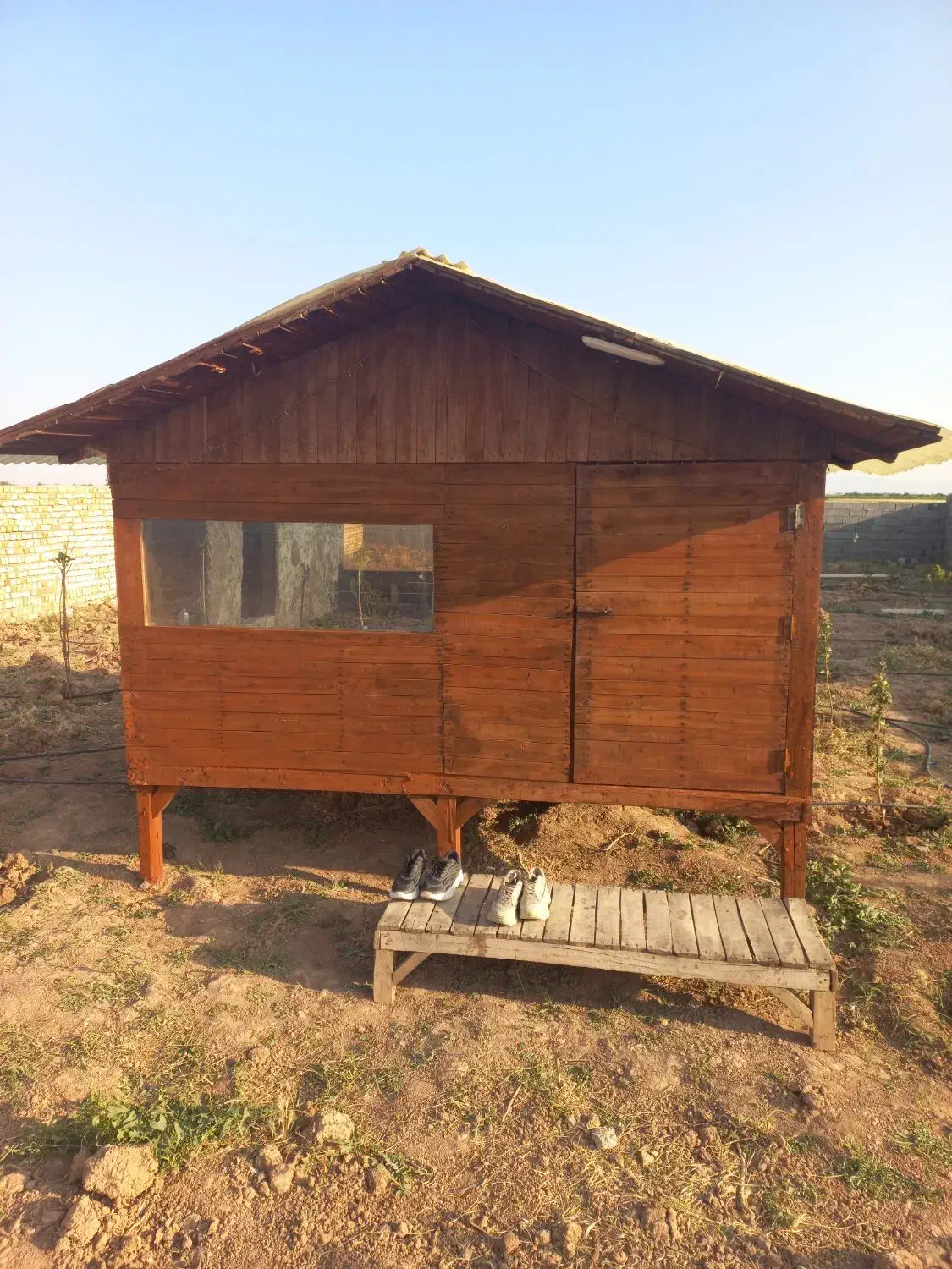 کلبه چوبی ۹ متری|عمده‌فروشی|اسفرورین, |دیوار