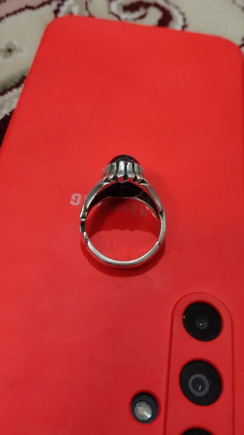 انگشتر نقره لعل|جواهرات|باقرشهر, |دیوار