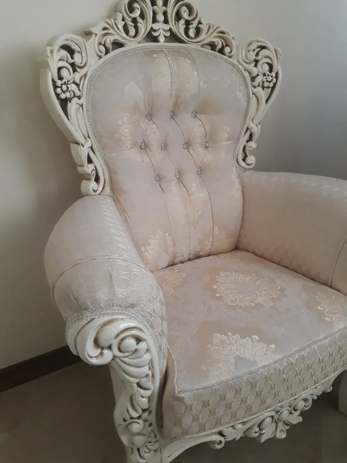 مبلمان استیل کلاسیک۷ نفره نو،تشک دوبل،مناسب جهیزیه|مبلمان خانگی و میز عسلی|تهران, نارمک جنوبی|دیوار