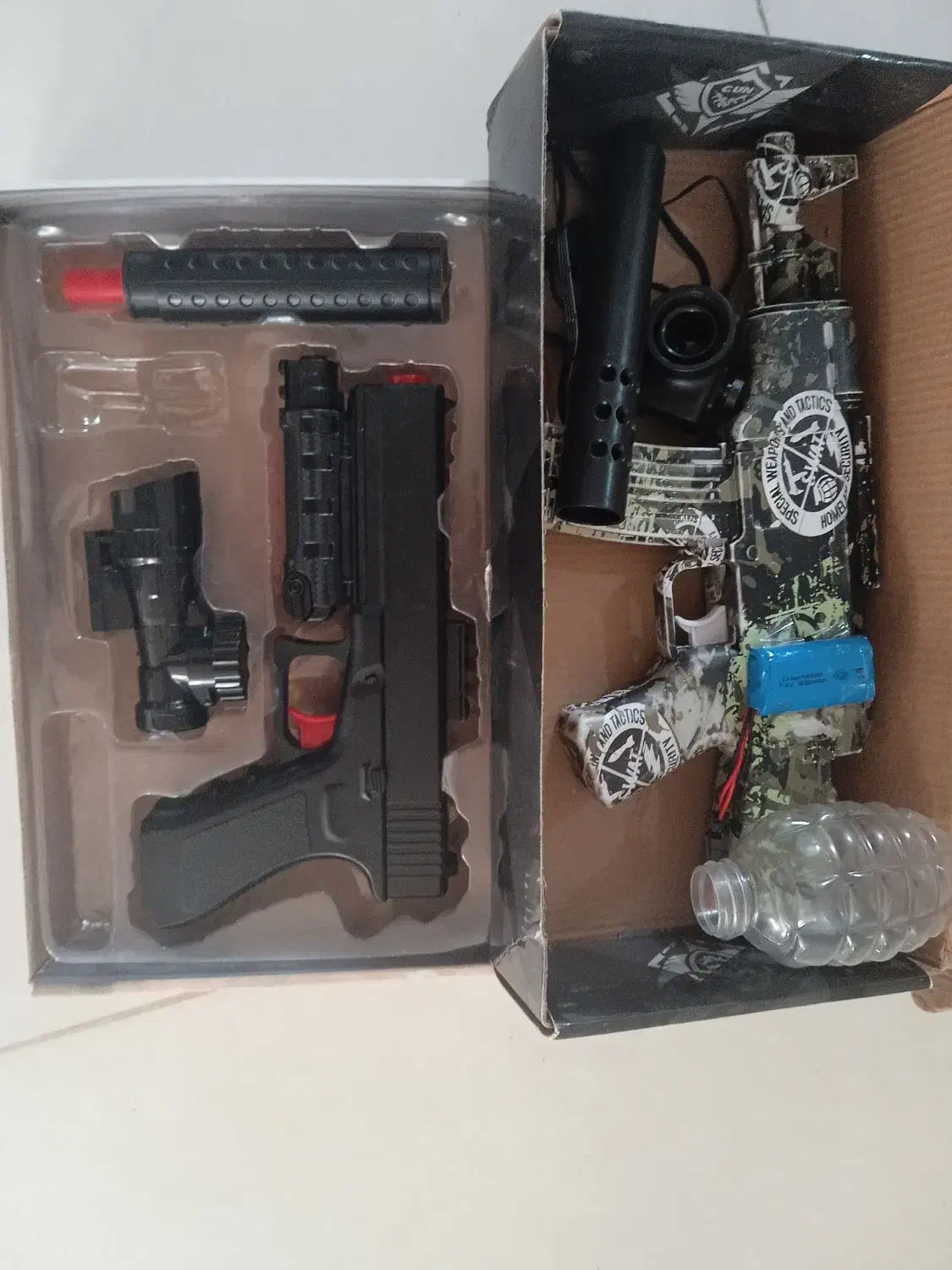 تفنگ تیر ژله ای شارژی در حد نو|اسباب‌‌بازی|شازند, |دیوار