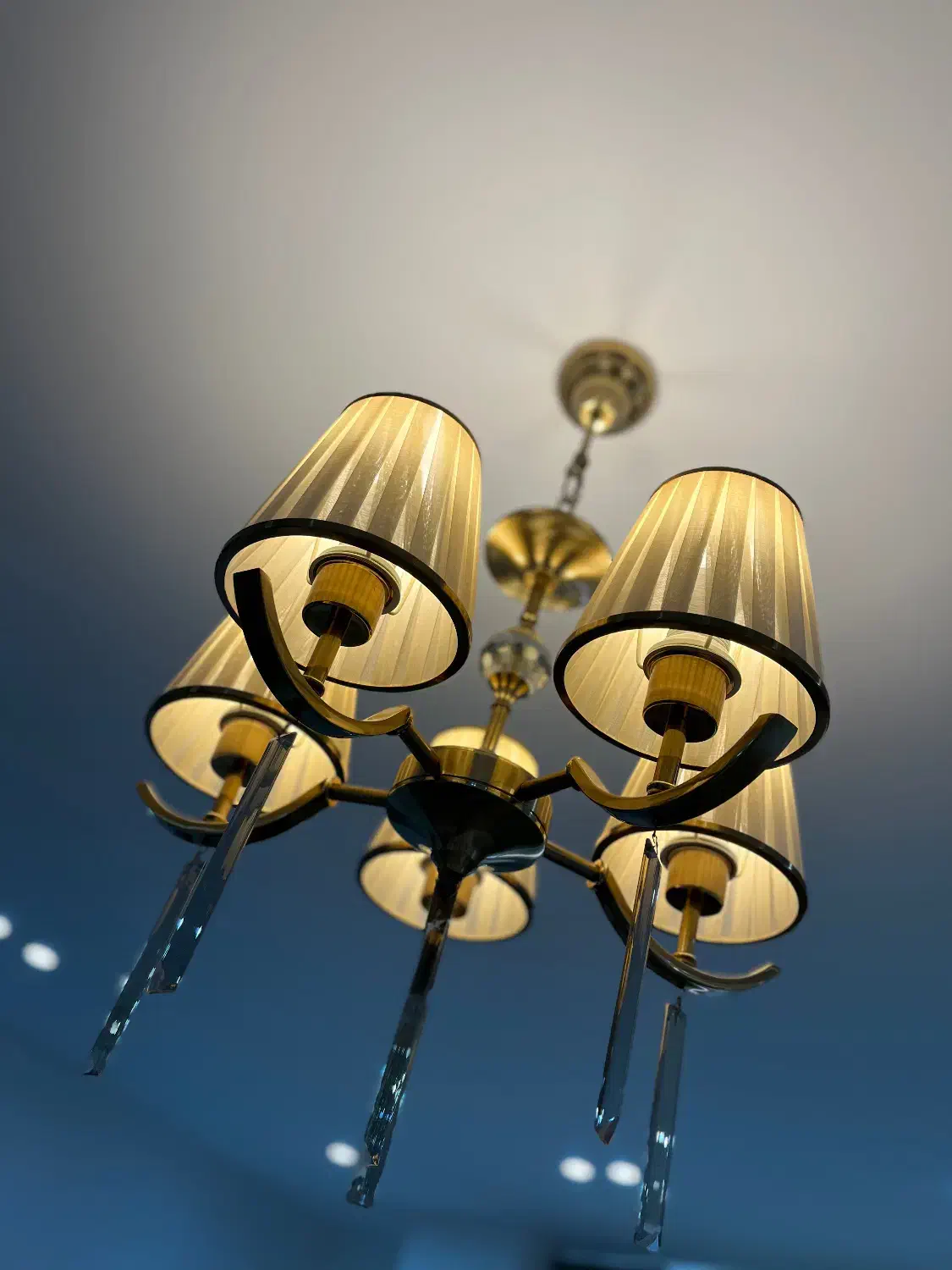 لوستر وارداتی ۵شعله زیر قیمت|لوستر و چراغ آویز|گرگان, |دیوار