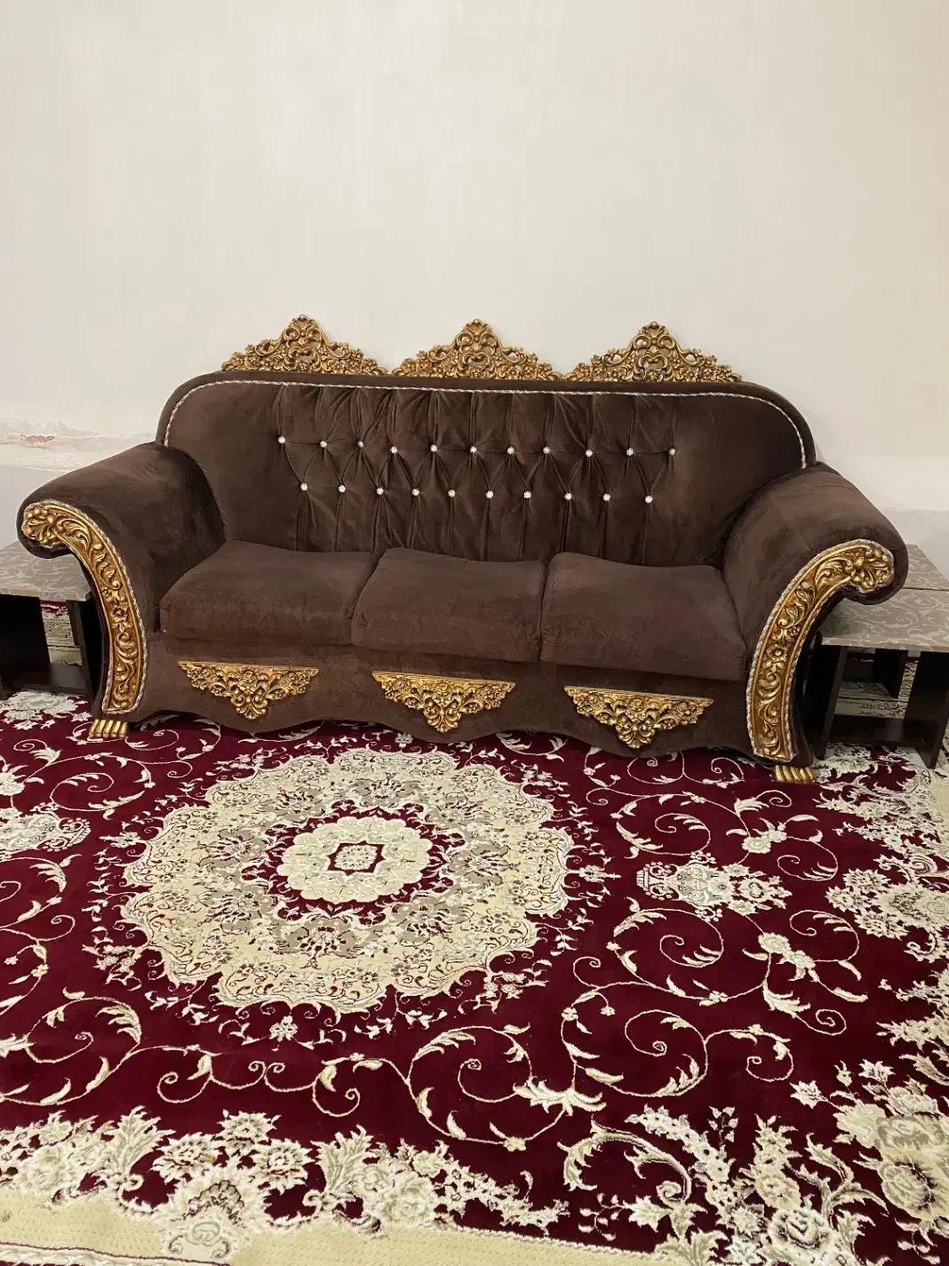 مبل ۹نفره|مبلمان خانگی و میز عسلی|ابریشم, |دیوار