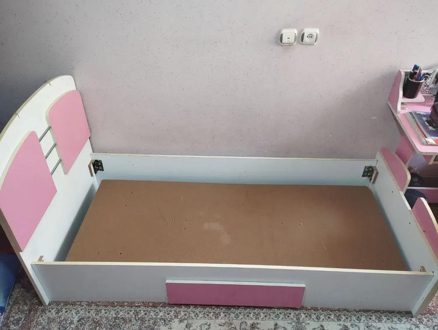 تخت نوجوان ام دی اف|تخت و سرویس خواب|اصفهان, ملکشهر|دیوار