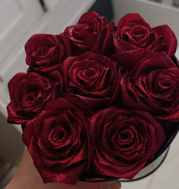 باکس گل ربانی قابل سفارش در هر رنگ های مختلف|گل مصنوعی|بومهن, |دیوار