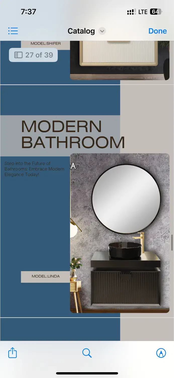 انواع مدل کابین روشویی تولیدی|لوازم سرویس بهداشتی|قائمشهر, |دیوار