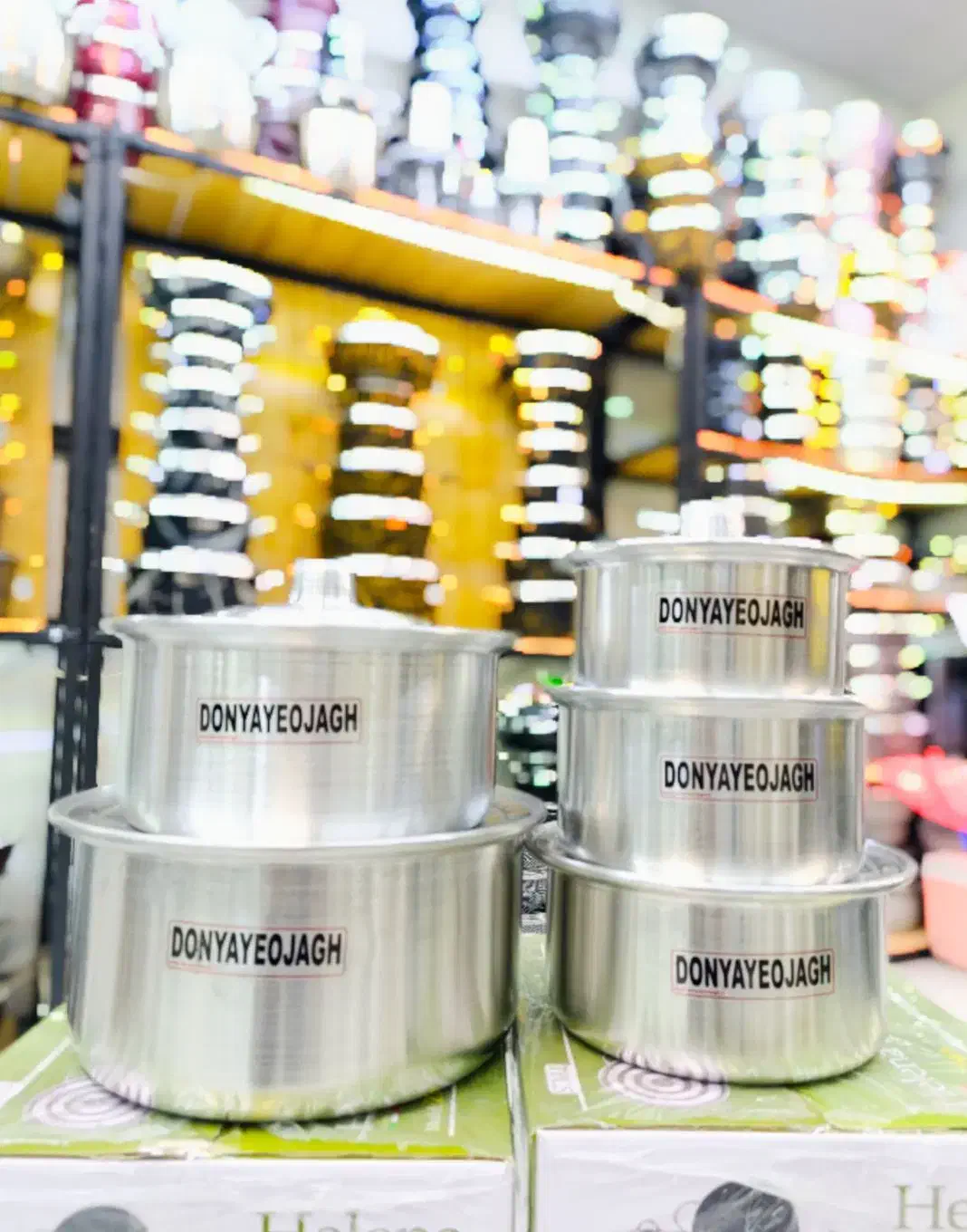 سرویس قابلمه 10 پارچه روحی ساده|ظروف پخت‌وپز|قم, علی آباد سعدگان|دیوار