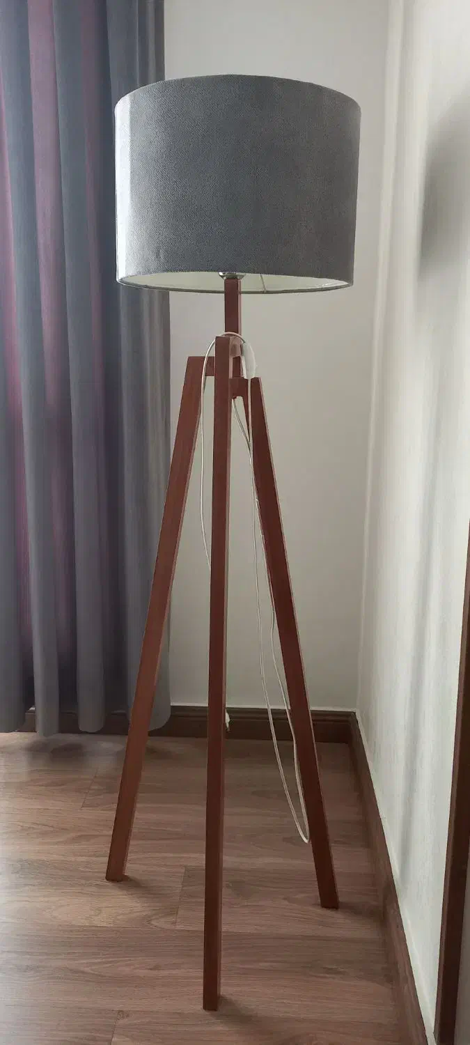 آباژور ، پایه چوبی|چراغ خواب و آباژور|تهران, شهرک چیتگر|دیوار