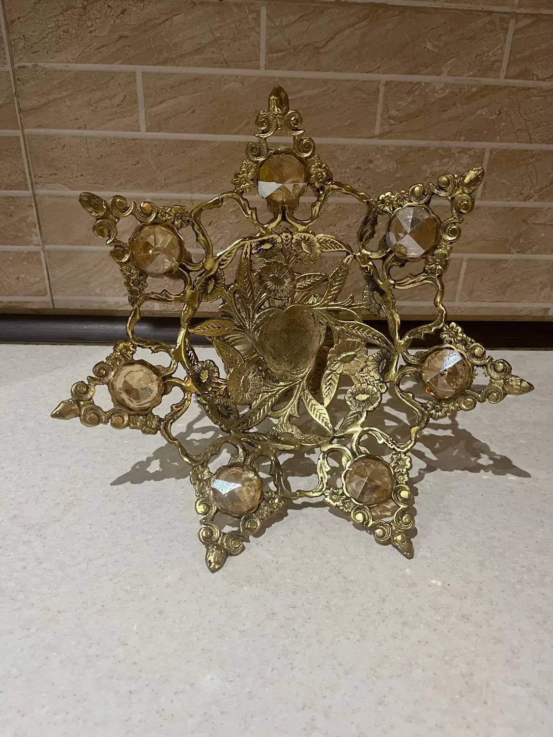 دوعدد شیرینی خوری برنز|ظروف سرو و پذیرایی|ری, فیروزآبادی|دیوار