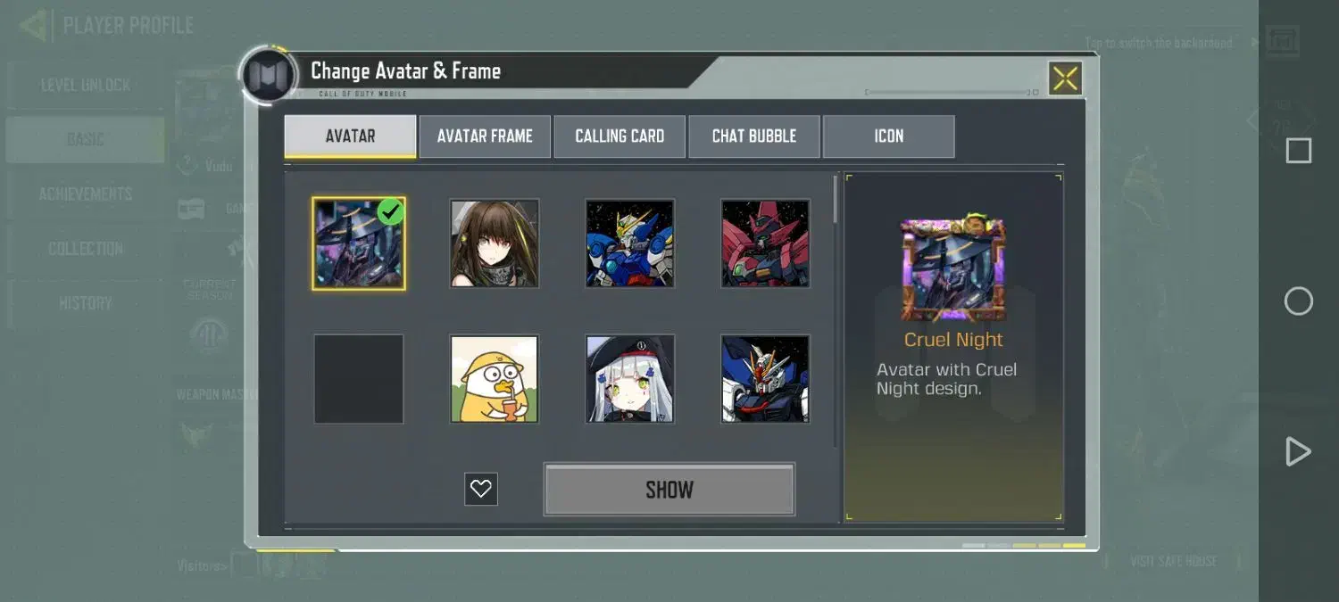 اکانت کالاف دیوتی موبایل چنج خورده|کنسول، بازی ویدئویی و آنلاین|تربت جام, میرقوام الدین|دیوار