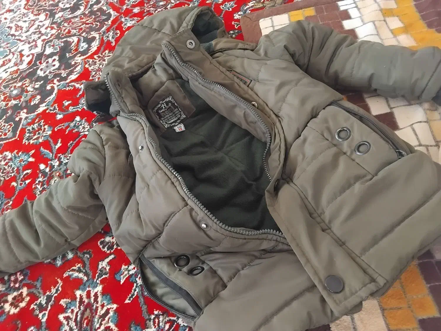 کاپشن بچه گانه سایز ۵۵|کفش و لباس بچه|فارسان, |دیوار