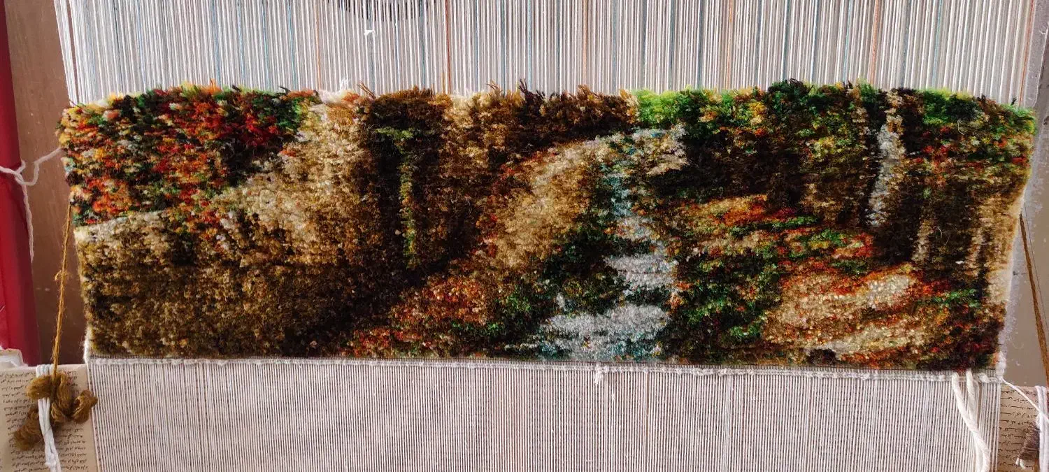 دار قالی (منظره)|تابلو فرش|پاکدشت, پاکدشت (مامازند)|دیوار