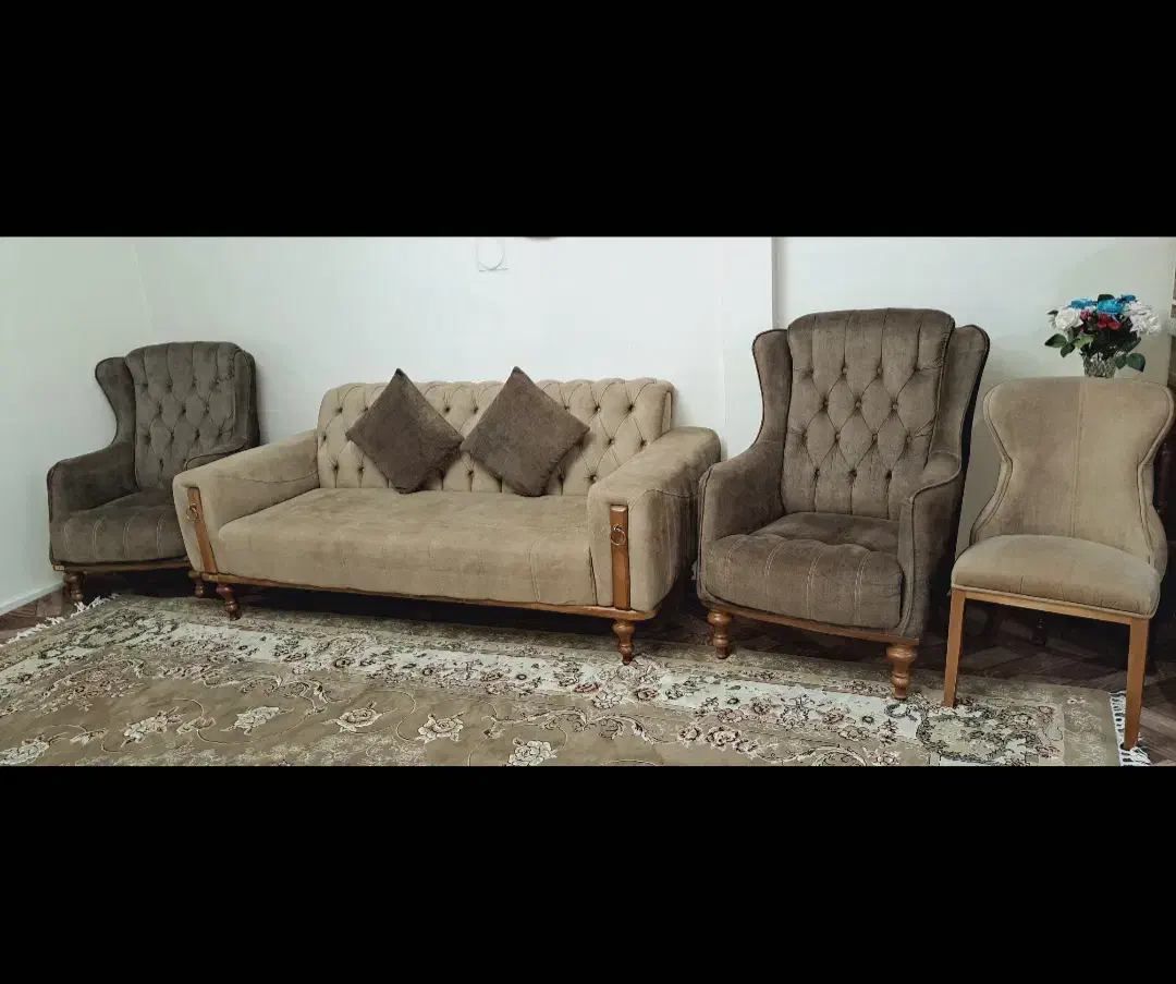 مبل راحتی چستر ۹ نفره|مبلمان خانگی و میز عسلی|گلستان (تهران), |دیوار