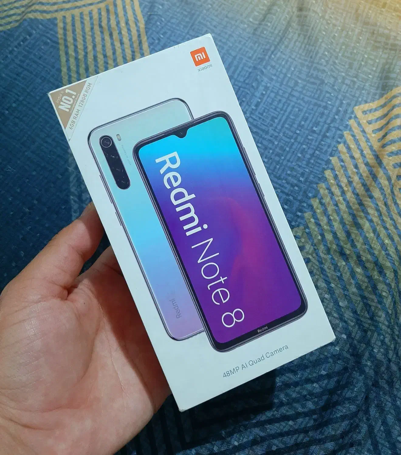 شیاومی نوت 8 رنگ شیک با حافظه 128 گیگ رام 6+2|موبایل|اسلام‌شهر, شهرک قائمیه|دیوار